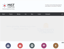 Tablet Screenshot of mist-center.org